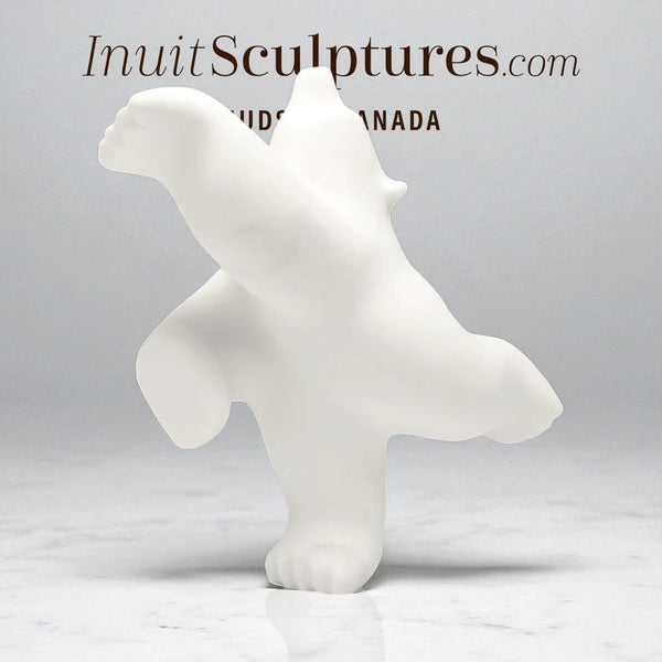 LAST ONE - 13" Limited Edition Dancing Bear by Johnny Manning *Enchante* (Italian Marble)