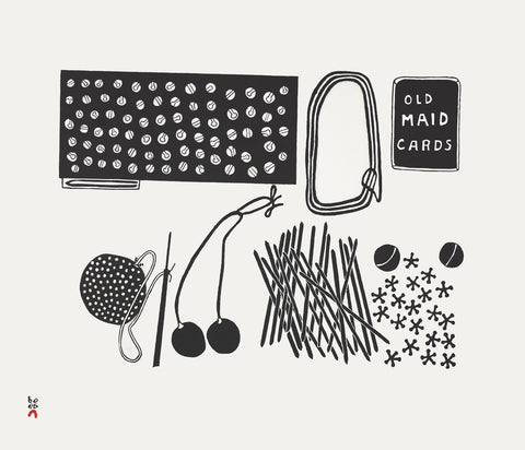 2023 PRINT by JOSIE POOTOOGOOK *Games We Play 5*