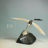 RESERVED** 9” Crane Bird by Derrald Taylor *Solo Flight*