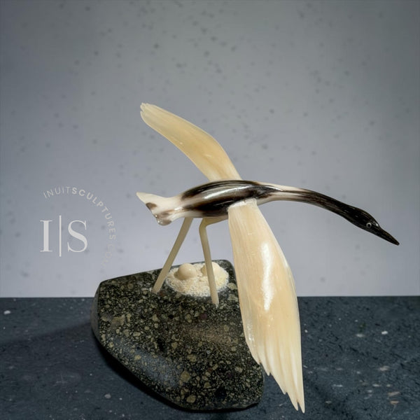 RESERVED** 9” Crane Bird by Derrald Taylor *Solo Flight*