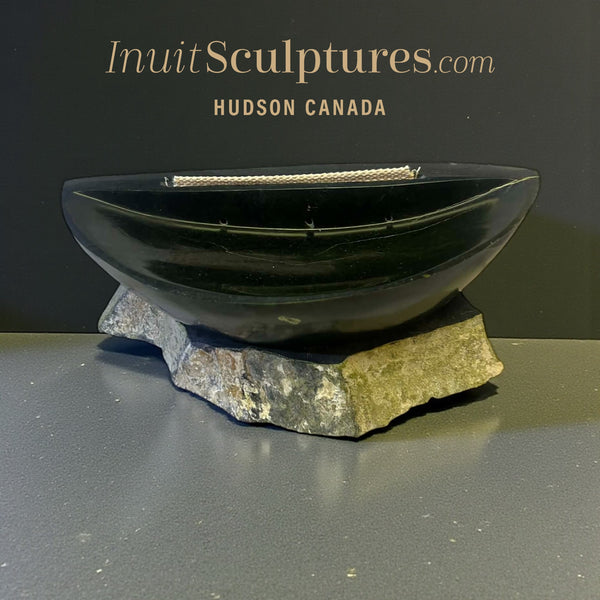 10" Working Qulliq (Seal Oil Stove) by Dale Ford *Hot Stuff*