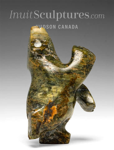 3"  Dancing Bear by Adamie Mathewsie *Orange Sunset*