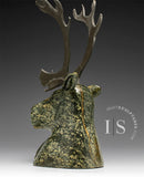 CARIBOU VINTAGE 23 CM par Idris Moss-Davies *Le Roi régnant*