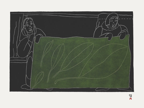 2023 PRINT by SHUVINAI ASHOONA *Floating Leaves 12*