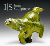 12" SIGNATURE  Dancing Bear by Ashevak Adla *Tour de Force*