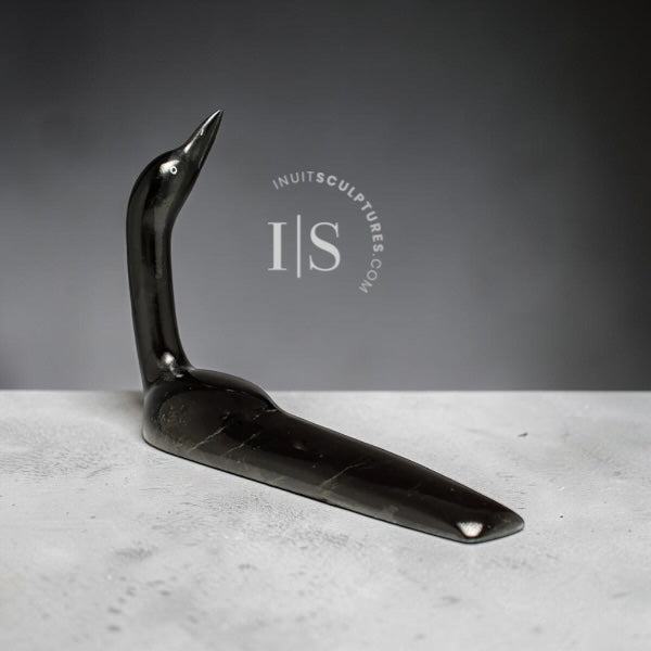 11" SIGNATURE Swan by Ning Ashoona *Inkwell*