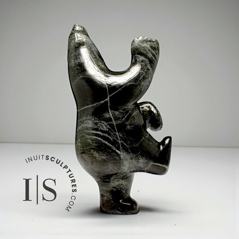 18" Dancing Bear by Etulu Adla *Deep Water*