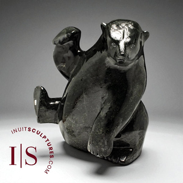 18" SIGNATURE  Sitting Bear by Nuna Parr *Mellow*