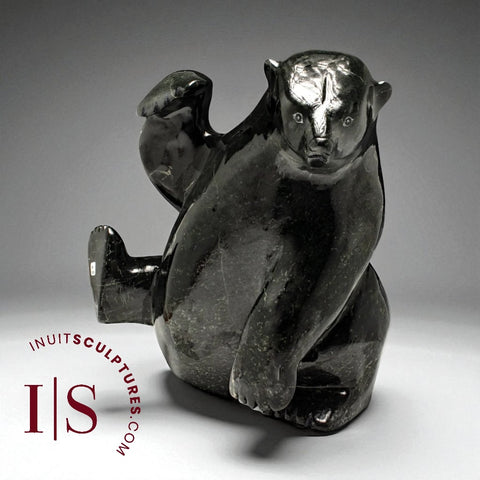 18" SIGNATURE  Sitting Bear by Nuna Parr *Mellow*