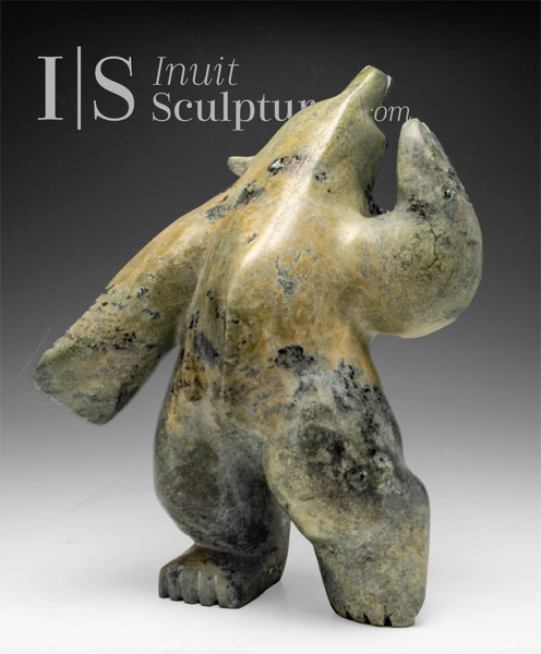 12" Dancing Bear by Kakee Ningeosiak *Lava*