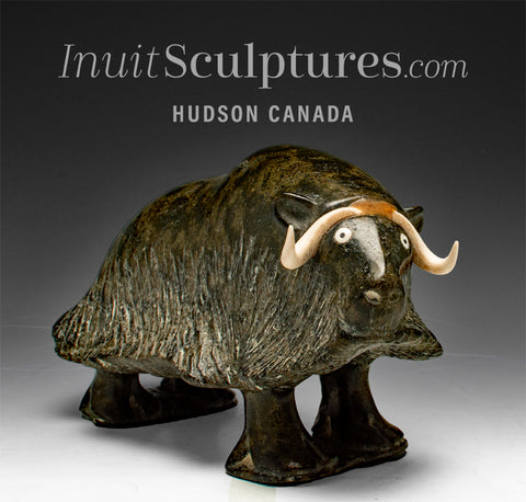 VINTAGE 13” Muskox by Nuveeya Aipellee *Follow The Leader?*