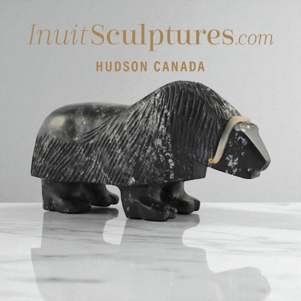 10"  Muskox by Louie Uttaq  Gjoa Haven *Tank*