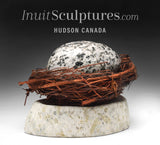 4" Ptarmigan Egg and Nest by Mark Pitseolak *Snug as a Bug*