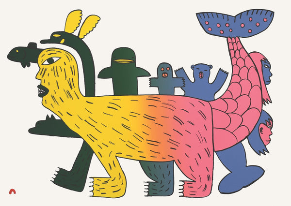 2023 PRINT by PITSIULAQ QIMIRPIK *Sedna's Parade 18*