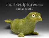 Oiseau phoque de 9 pouces VINTAGE - Transformation par Seepee Ipeeli *Les yeux grands ouverts*
