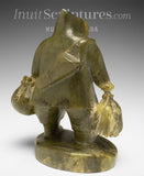 VINTAGE 7" Eskimo Hunter by Simeonie Aqpiq *A Good Day*