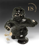 VINTAGE 10" Hunter by Wayne Puqiqnak Gjoa Haven *Stealth Bomber*