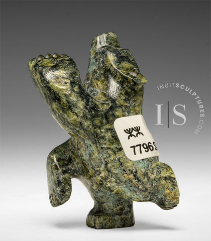 3"  Dancing Bear by Adamie Mathewsie *Green Dream*