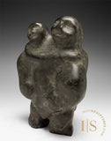 VINTAGE 6" Mother and Child by Barnabus Arnasungaaq *I Can See Your House From Here*