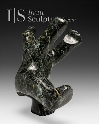 5" Dancing Bear by  Matiusi Kimgwatsiaq *Murphy*