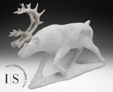 12" SIGNATURE  Caribou by Esau Kripanik *Downward Caribou*