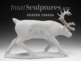 12" SIGNATURE  Caribou by Esau Kripanik *Downward Caribou*