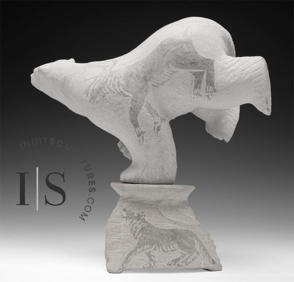 13” 4 Way Dancing Bear by Esau Kripanik *Believe*