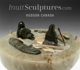 VINTAGE I8" Igloo Scene by R. Pavilooq *Condo Life*