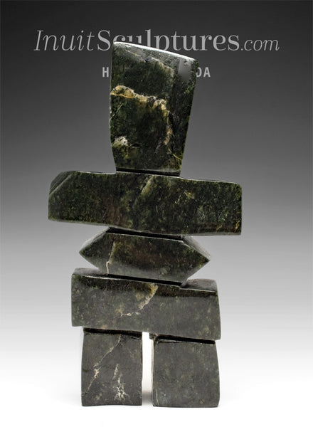9" Inukshuk by Saila Pudlat *Great of Heart*