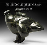 17" 2 Way Dancing Bear by Isaaci Petaulassie *Gridlock*