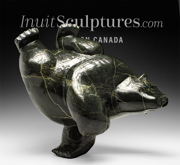 17" 2 Way Dancing Bear by Isaaci Petaulassie *Gridlock*