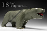 18" Walking Bear with Red Tongue by Jimmy Iqaluq *Storm*