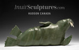 14" SIGNATURE Walrus by  Jimmy Iqaluq “Strike a Pose*