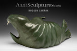 14" SIGNATURE Walrus by  Jimmy Iqaluq “Majestic Walrus”