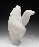 13" Limited Edition Dancing Bear by Johnny Manning (Italian Marble) *Ghost*