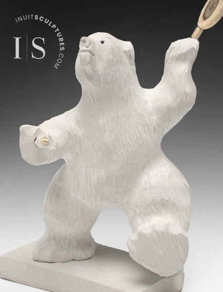 7" Dancing Bear by Lucassie Nakoolak *Forty Forty*