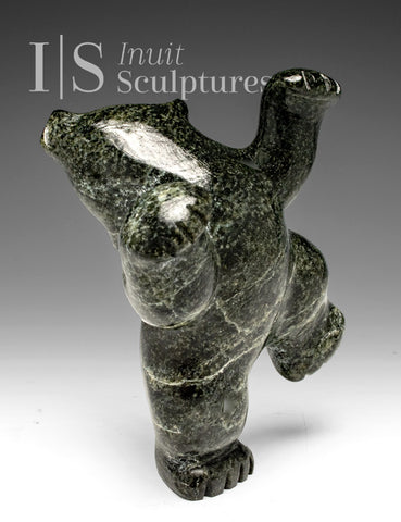 4” Dancing Bear by Markoosie Papigatok