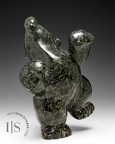 Ours dansant de 15 cm par Markoosie Papigatok *Leprechaun*