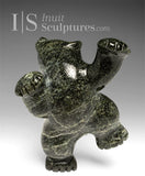 4” Dancing Bear by Markoosie Papigatok