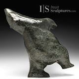 16" SIGNATURE Dancing Bear by Elite Carver Nuna Parr *Look Way Up*