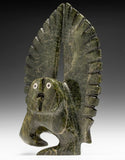 9" SIGNATURE Owl by Palaya Qiatsuq *Evergreen*
