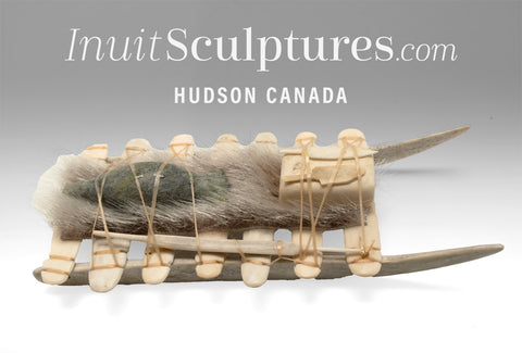 6" Qamutiik Dog Sled by Josephie Niviaq