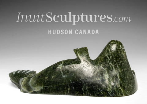 5" Basking Seal by the late Suati Qimirpik *Shadow*