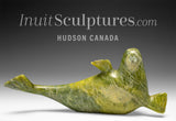 7" Basking Seal by the late Suati Qimirpik *Slippery*