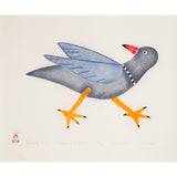 LAST PRINT / VINTAGE Sprightly Bird by Ohotaq Mikkigak 2013