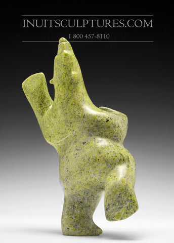 10" Dancing Bear by Allan Sheutiapik *Enthusiasm*