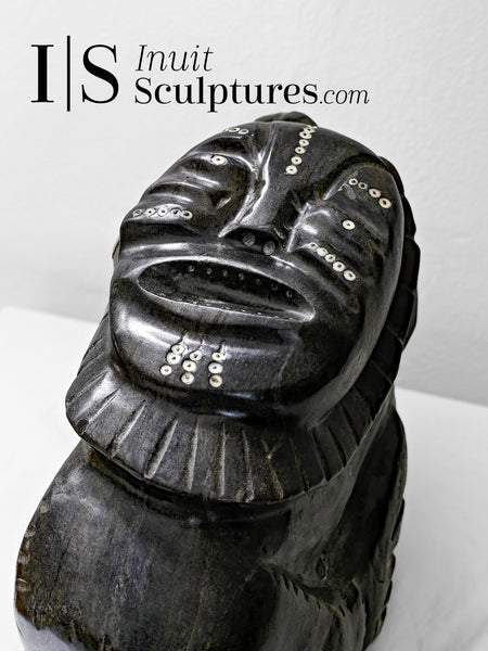 17" Inuk by Clayton Keknek *Ancestoral Bonds*