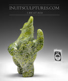 6" Dancing Bear by Allan Sheutiapik