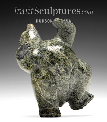 8" 3 Way Dancing Bear by Oqituq Shaa *Bountiful*
