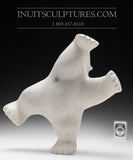 12" Dancing White Bear by Johnny Manning